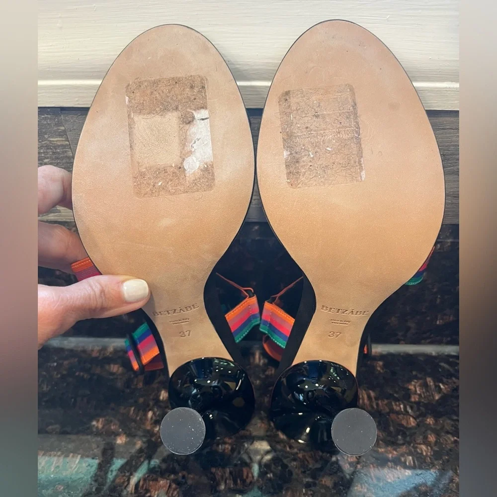 NEW - BETZÁBE Selena Pride Strap Sandal - Size 7 - Picture 9 of 11